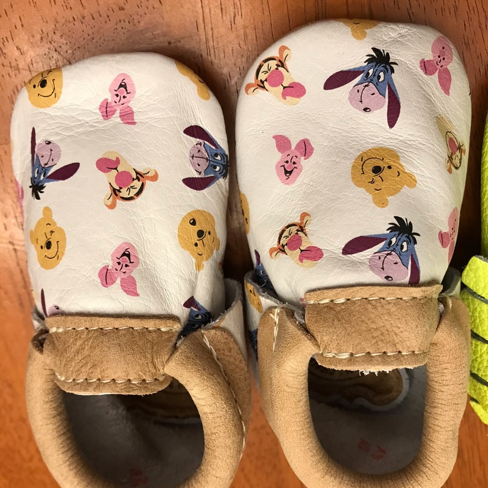 Freshly picked Pooh moccisans